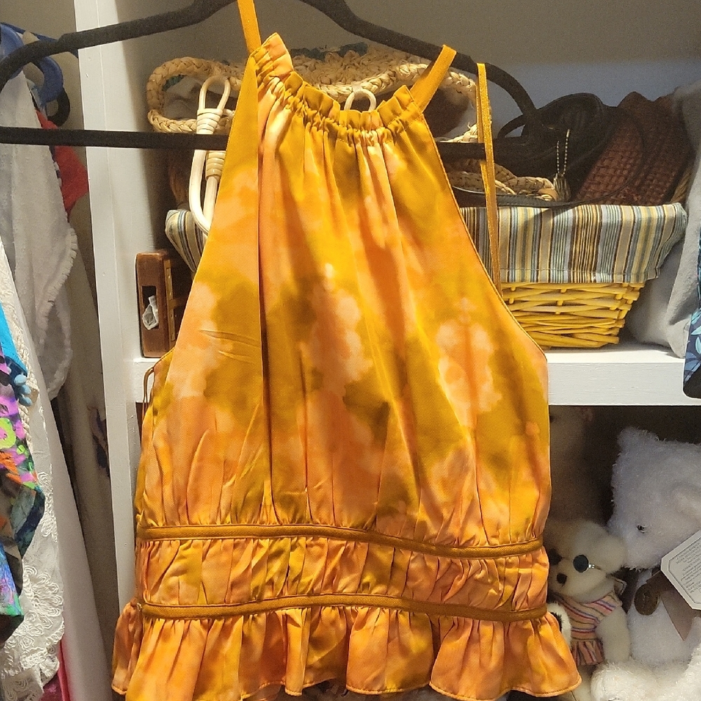 Vibrant Sam Eldelman Halter